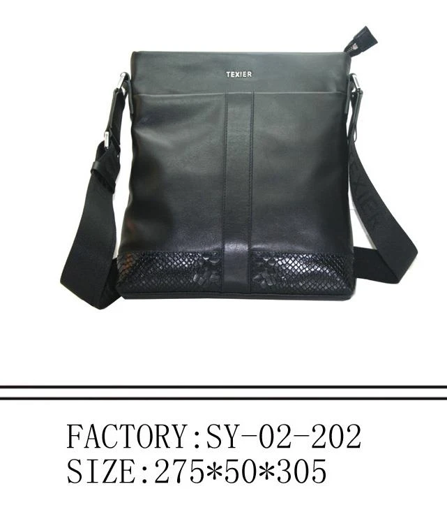 Lelaki beg kulit dengan zip ykk