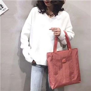 Nylon Macaron Warna Cahaya Berat Bahu Beg untuk Wanita